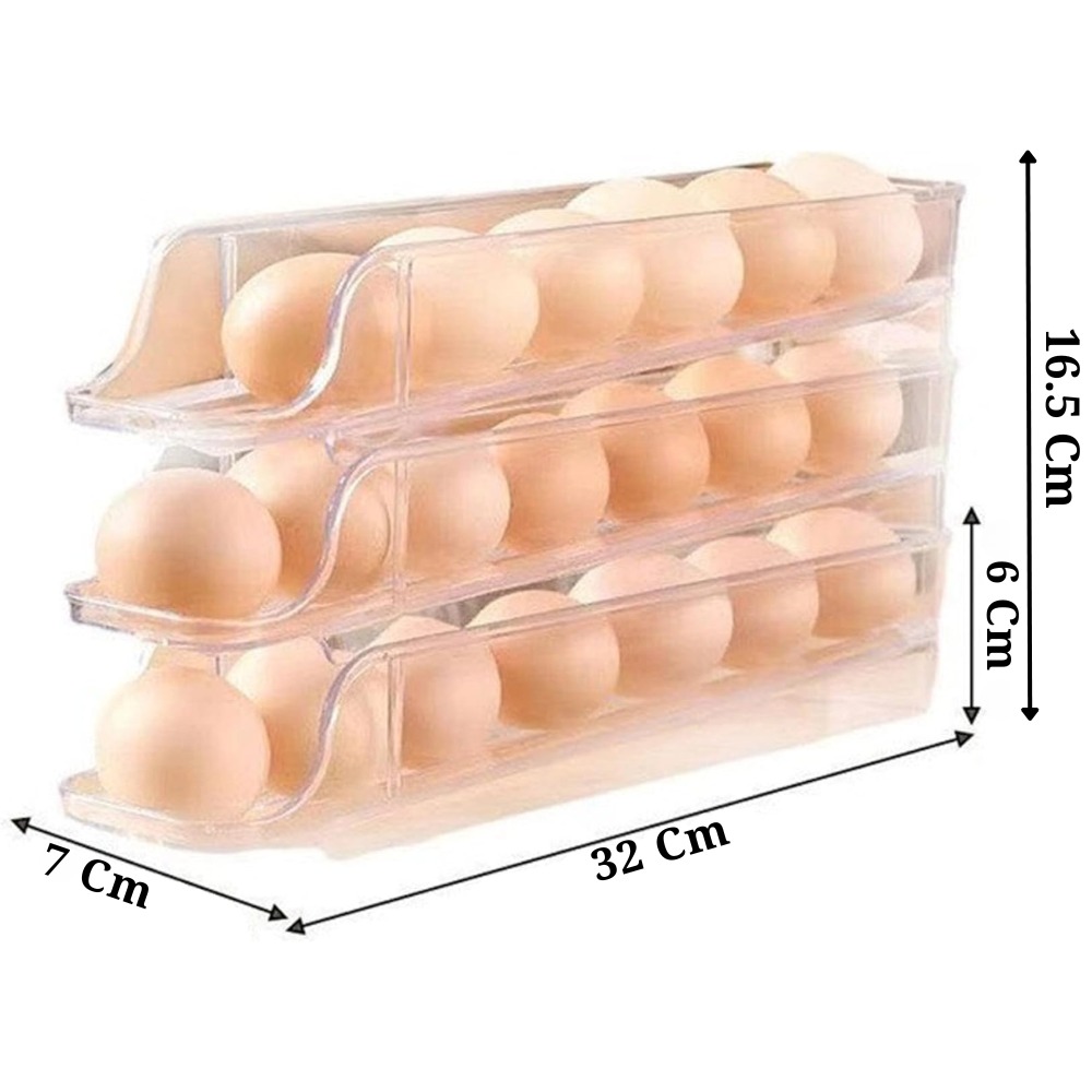 Miniatura 2 de Bandeja Soporte De Huevos 3 Niveles